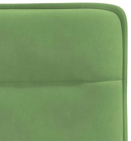 Cadeiras de jantar 4 pcs veludo verde-claro