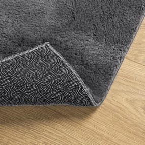 Tapete pelo curto macio e lavável HUARTE 200x280 cm antracite