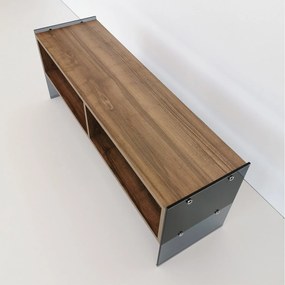 Móvel TV TV405 – Nogueira – 120 cm x 45 cm x 35 cm
