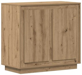 Estante vidaXL Artisan Carvalho 80x34x75 cm Madeira de engenharia