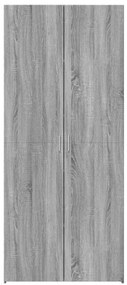 Armário alto 80x42,5x185 cm deriv. de madeira sonoma cinza