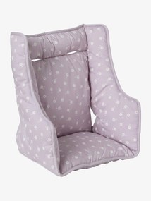 Almofada para cadeira alta, da Vertbaudet violeta claro estampado