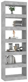 Estante/divisória 60x30x198 cm cor cinzento cimento