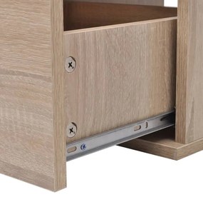 Móveis casa de banho 9 pçs e conjunto de bacia, bege