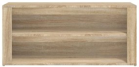 Sapateira 100x35x45 cm derivados de madeira carvalho sonoma