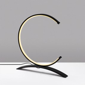 Candeeiro de Mesa Moon – Preto – 35 x 34 x 4 cm