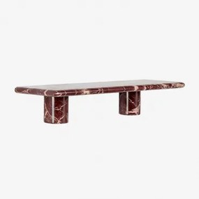 Estante De Parede Em Mármore Uganda Mármore Vermelho Cherry Gold & ↔︎ 60 Cm - Sklum