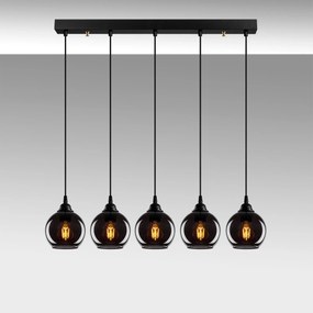 Candeeiro Suspenso Smoked – Fume – 85 x 85 cm