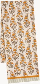 Toalha de mesa artesanal com padrão floral Melon