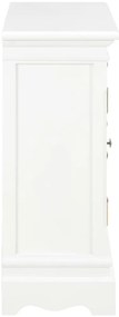 Aparador 70x28x70 cm madeira de pinho maciça branco