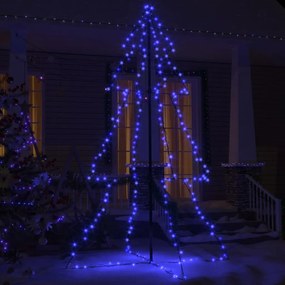 Árvore de Natal em cone 240 LEDs 118x180 cm interior e exterior