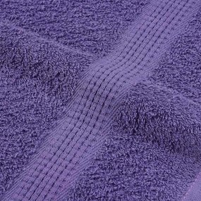 Toalhas de banho 10 pcs 100x150 cm 360gsm 100% algodão roxo