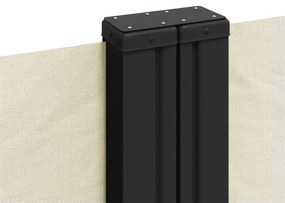 Toldo lateral retrátil 160x1200 cm creme
