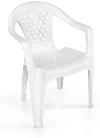 Cadeira INFINITY Branca - Polipropileno - conjunto com 6 unidades