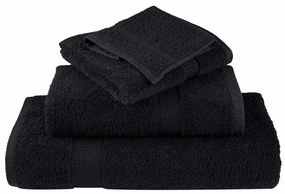 Panos de prato 10 pcs Preto 15 x 21 cm Algodão