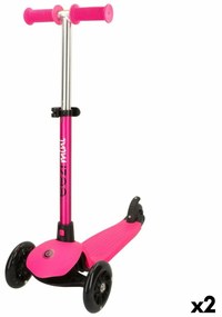 Patinete Scooter Eezi Cor de Rosa 2 Unidades