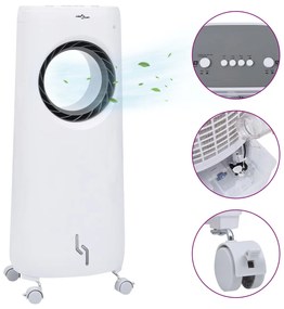 vidaXL Refrigerador do ar 2-em-1 móvel 80 W
