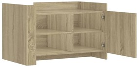 Mesa de centro 80x50x50 cm derivados de madeira carvalho sonoma