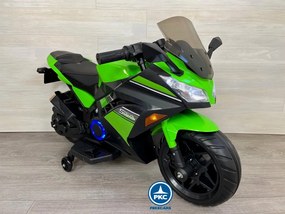 Moto criança eletrica Moto de Pista Special Edition 12V Verde