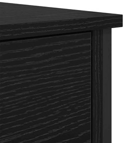 Gabinetes de Cabeceira 2 pcs Carvalho Preto 40x42x60 cm Madeira engenh