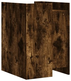 Mesa cabeceira 45x50x65 cm derivados de madeira carvalho fumado