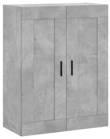 Armário alto 69,5x34x180 cm derivados de madeira cinza cimento
