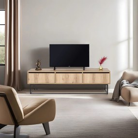 Móvel TV Kordon – Felt Black – 180x50x40 cm