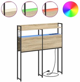 Cabeceira de armazenamento Carvalho Sonoma 100 cm