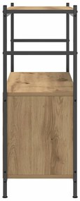 Estante para Livros vidaXL Artisan Carvalho 80x30x78,5 cm Madeira Enge