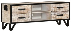 Móvel de TV 110x30x41 cm madeira de acácia maciça