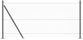 Cerca Hexagonal Cinza 1x10 m Aço