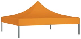 Teto para tenda de festas 3x3 m 270 g/m² laranja