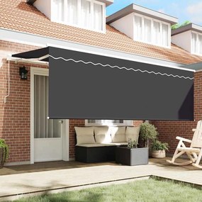 Toldo Retrátil Antracite Branco Cinzento