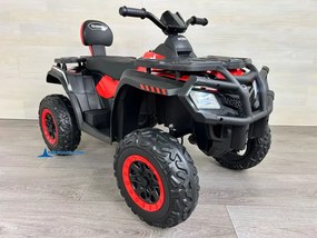 Moto 4 Eléctrica para crianças XT-SPEED 24V, 4x4, Rodas de borracha, Assento em couro sintético Vermelha