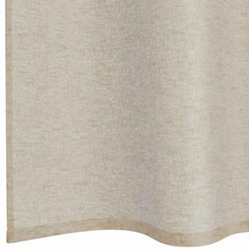 Cortinas com cortinas 2 pcs Areia 140 x 260 cm Poliéster