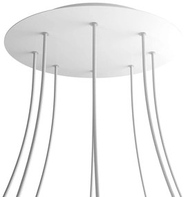 Large Round Smart ceiling rose 400 mm Cover Rose-One with 8 holes - compatible with voice assistants