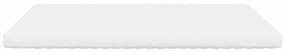 Colchão de espuma 200x210 cm 7 zonas dureza 20 ILD branco