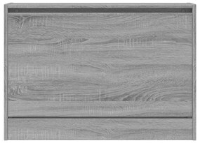 Sapateira 80x21x57 cm derivados de madeira sonoma cinza