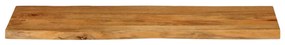 Tampo de mesa c/ borda viva 110x40x2,5 cm mangueira maciça