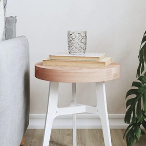 vidaXL Tampo de mesa redondo Ø30x4 cm madeira de faia maciça
