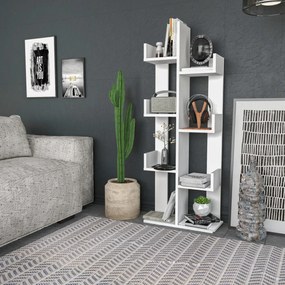 Estante Luisa – Branco – 50 cm x 22 cm x 137 cm