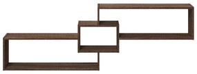Armário parede 158x18x53 cm derivados madeira carvalho castanho