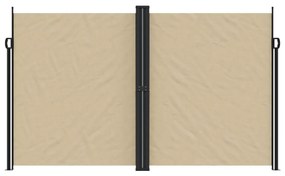 Toldo lateral retrátil 200x1200 cm bege