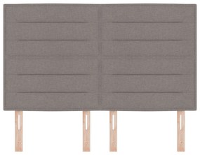Cabeceira Design Linhas Taupe 160 cm Tecido