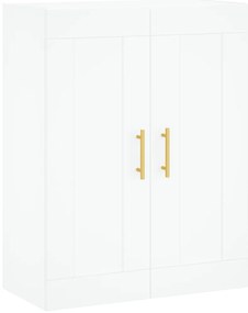 Armário alto 69,5x34x180 cm derivados de madeira branco
