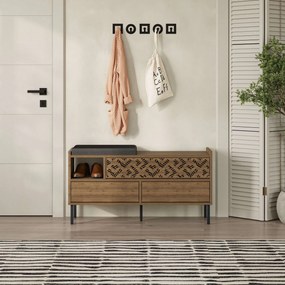 Cabideiro Berlin BC – Nogueira Branca – 120x200x35 cm