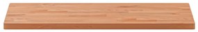 Tampo de mesa retangular 80x40x2,5 cm madeira de faia maciça