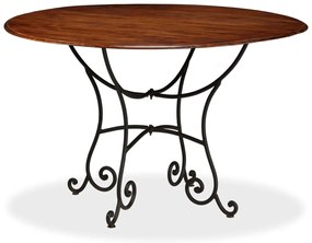 Mesa jantar acácia maciça c/ acabamento a mel 120x76 cm