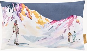 Capa de almofada em algodão Ski