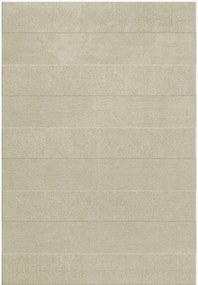 Tapete de lã artesanal de pelo curto Sicilian Stripe